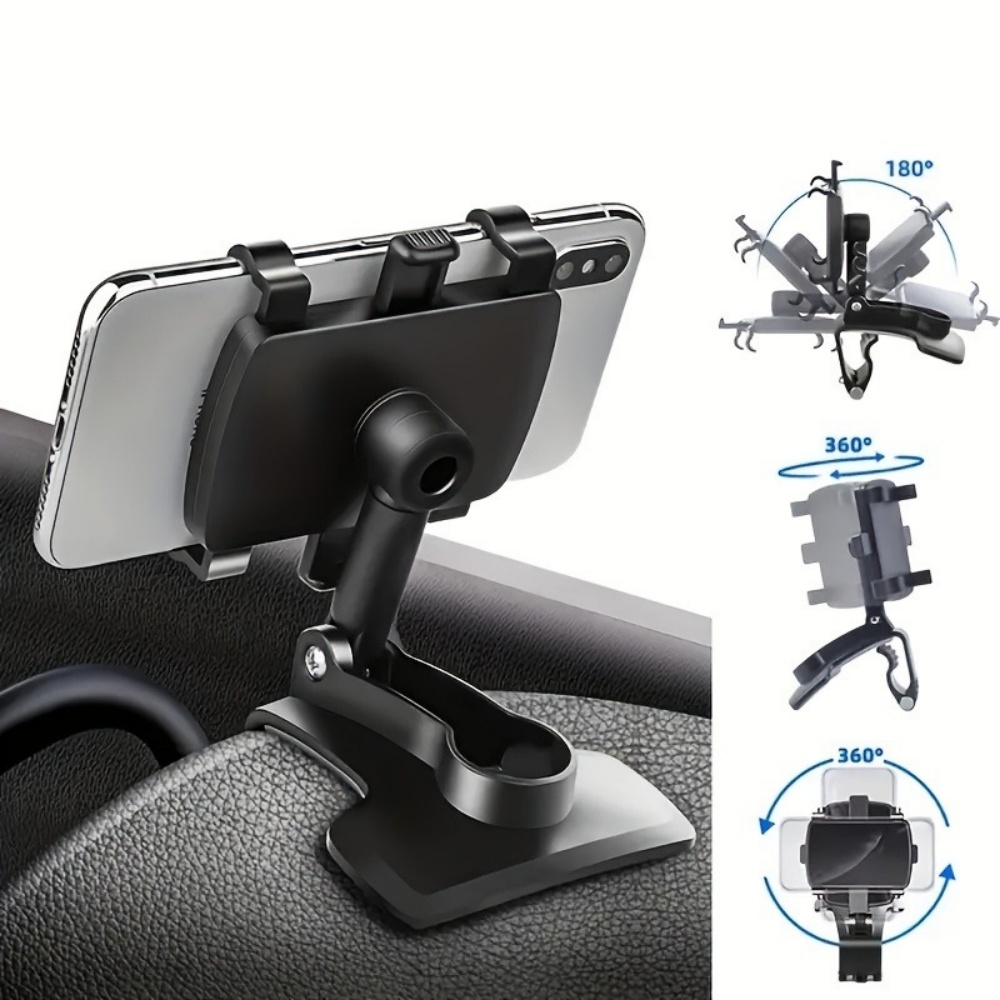 Car Accessories Tablet Holder - 360° Rotatable Car Phone Holder Dashboard