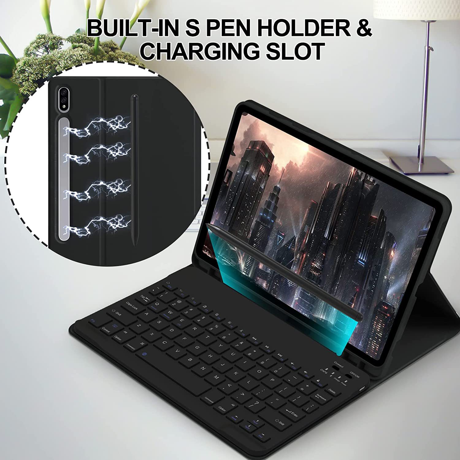 Case for Samsung Galaxy Tab S9 - Samsung Tablet Keyboard Accessories recension och pris