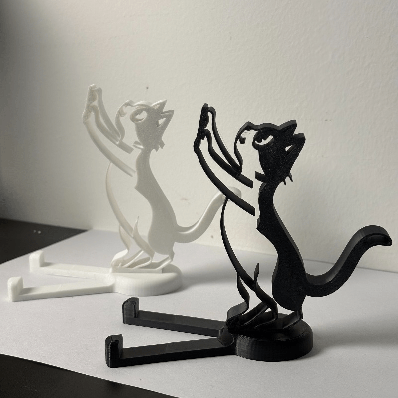 Abstract Hollow Line Cat Phone - Tablet Stand Accessories recension och pris