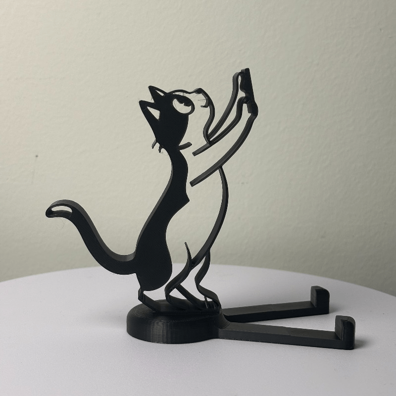 Abstract Hollow Line Cat Phone - Tablet Stand Accessories recension och pris