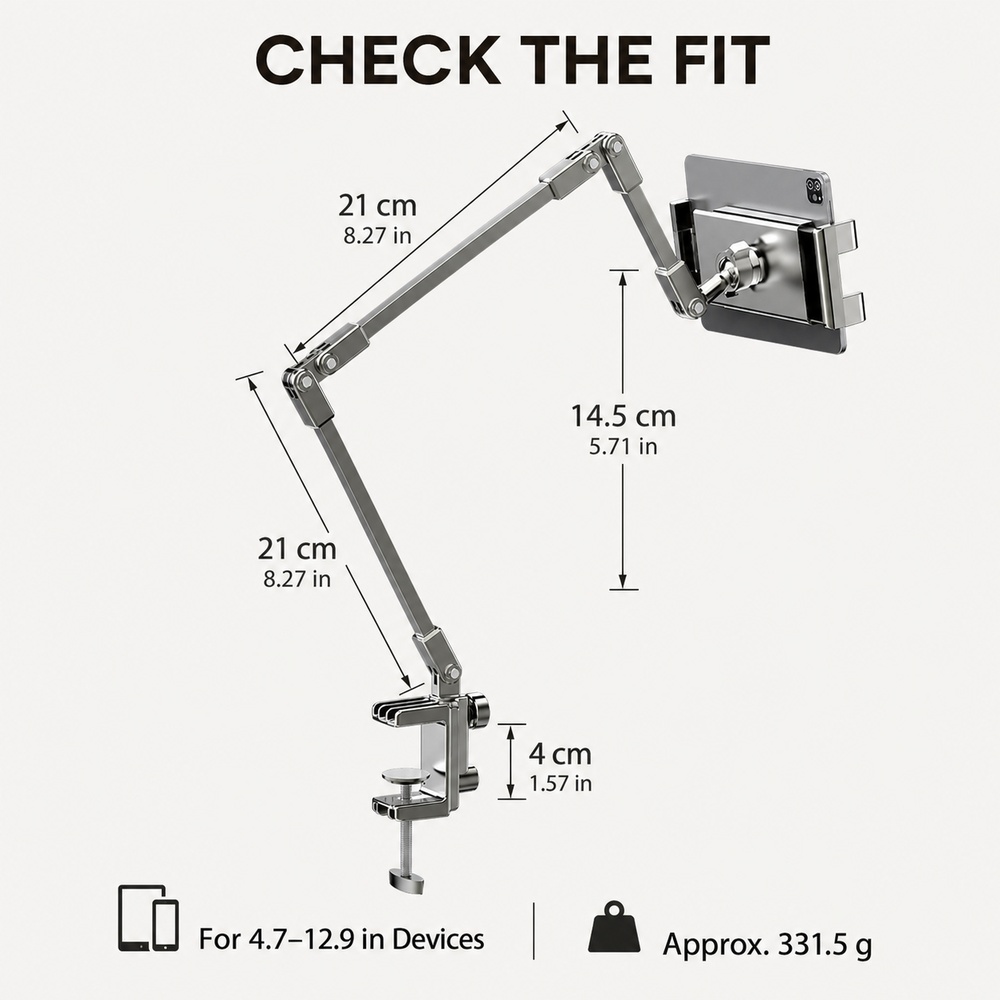 Adjustable Bed Phone Holder St - Tablet Stand Accessories recension och pris