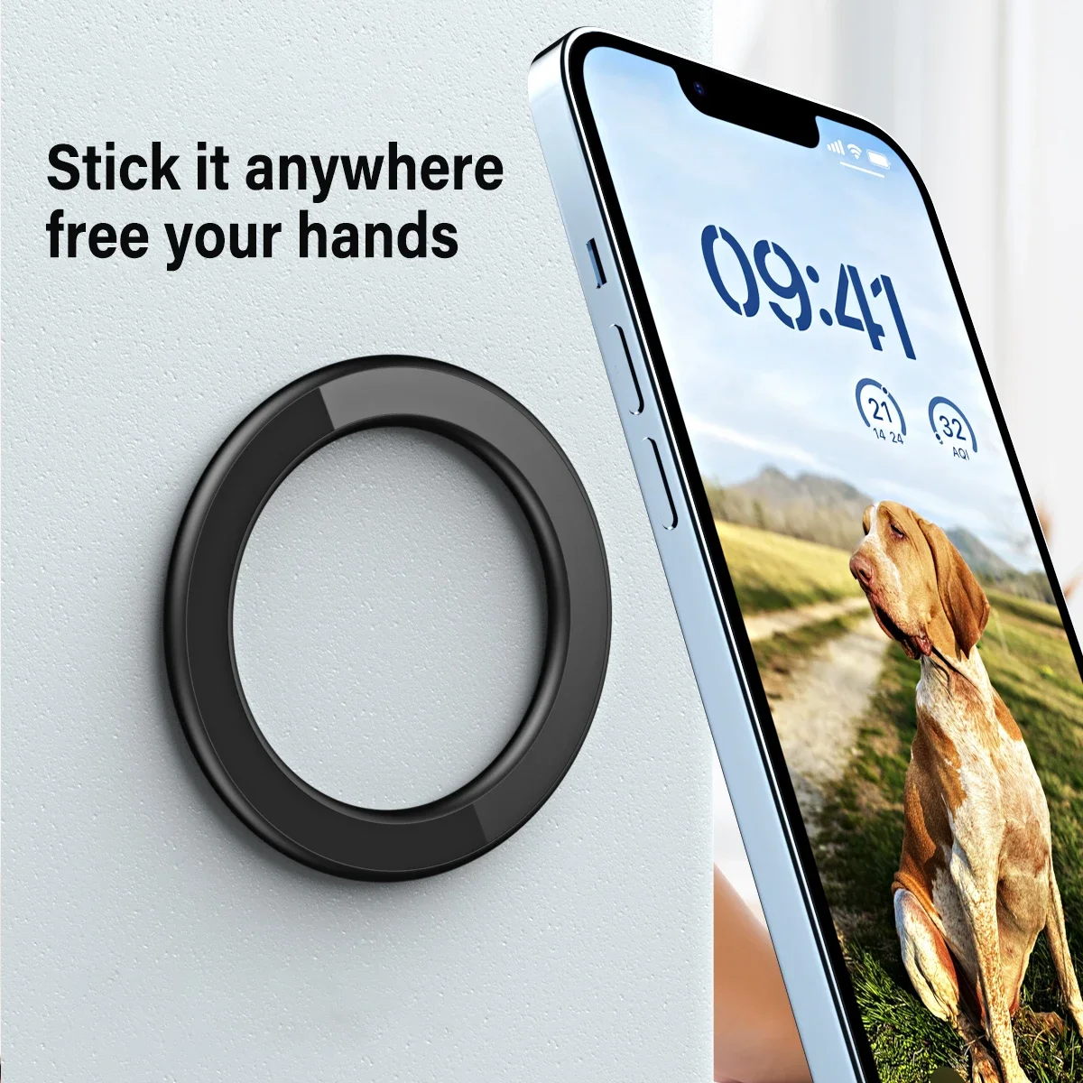 For MagSafe Magnetic Ring Hold - Car Accessories Tablet Holder recension och pris