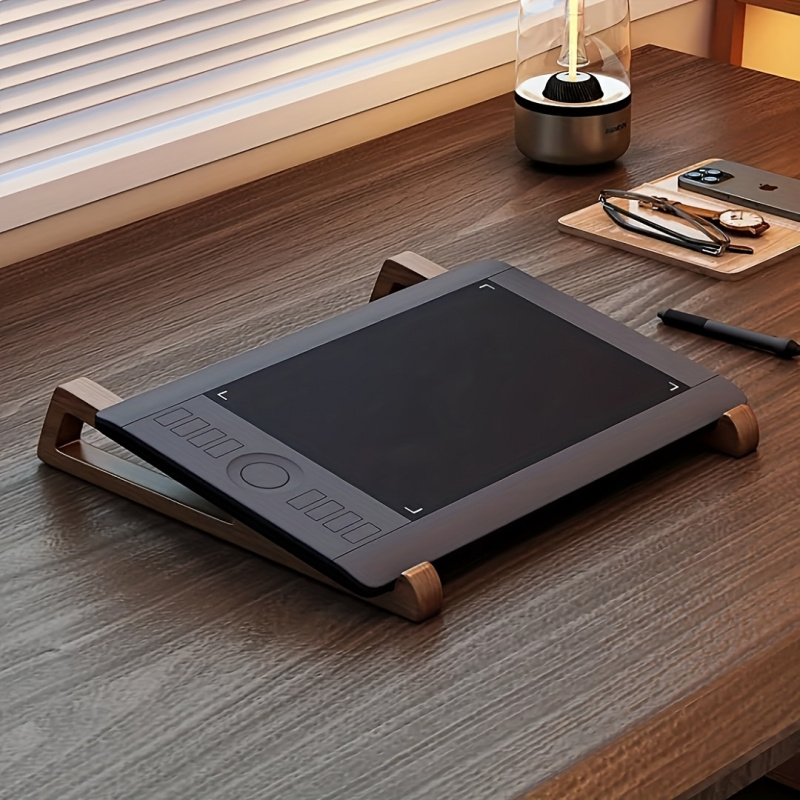 Portable Foldable Wooden Lapto - Cooling Stand Tablet recension och pris