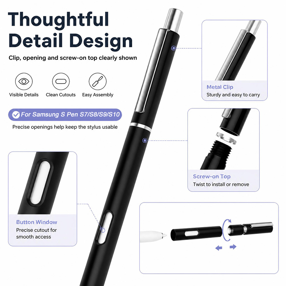 Pen Sleeve Stylus Protective C - Samsung Tablet S10 Accessories recension och pris