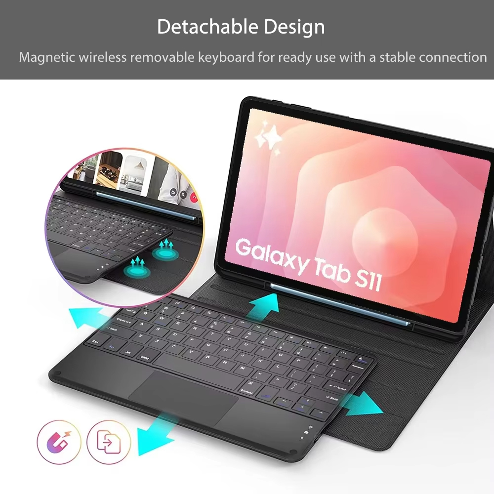 Detachable Keyboard Case For S - Samsung Tablet Keyboard Accessories recension och pris