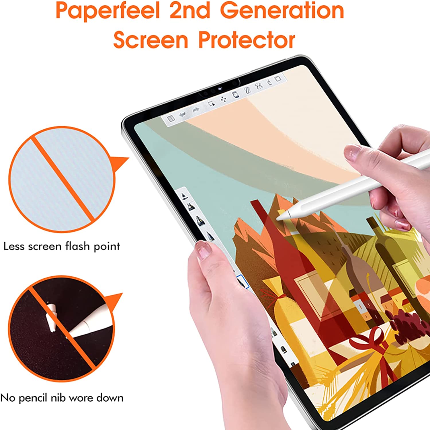 Paper Feel Screen Protector Fi - Tcl Tablet Accessories recension och pris